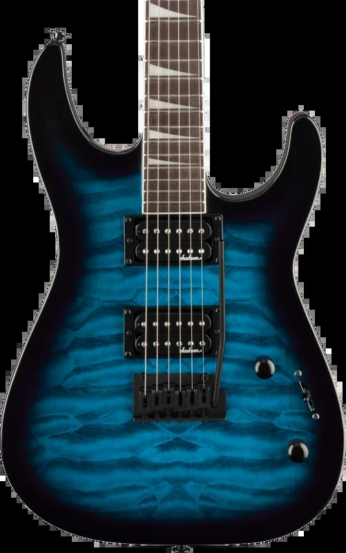 Jackson JS20 Dinky 2PT, Transparent Blue Burst