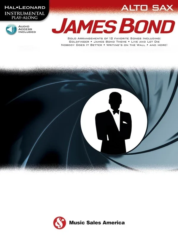 James Bond For Alto Sax Playalong Book/Online Audio (Softcover Book/Online Audio