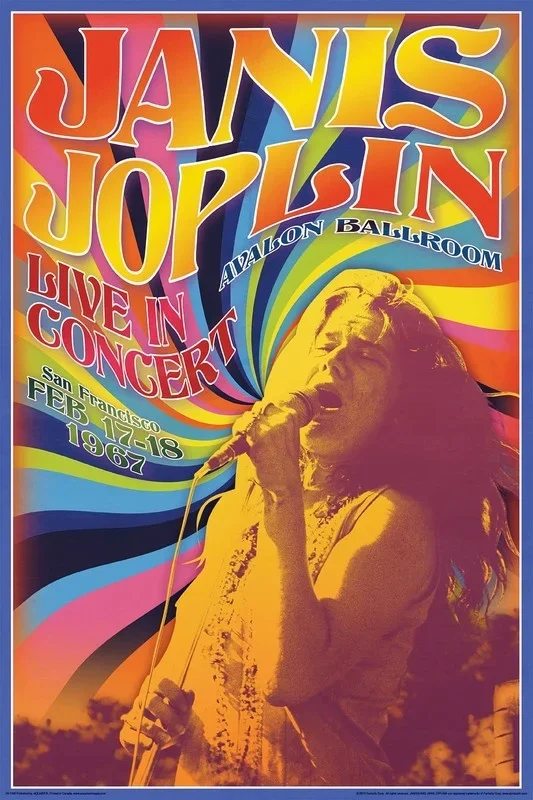 Janis Joplin Concert – Poster