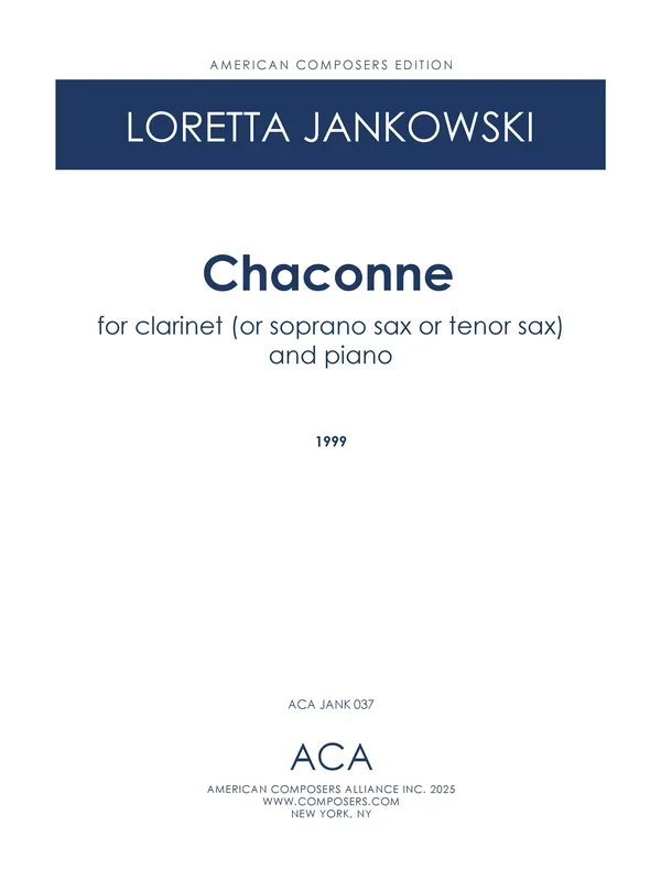 Jankowski: Chaconne