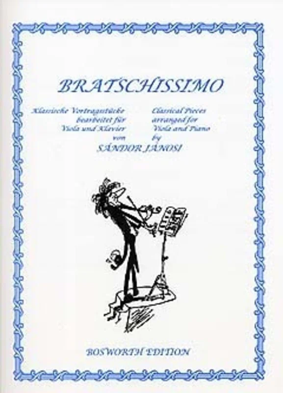 Janosi Bratschissimo Viola And Piano Book