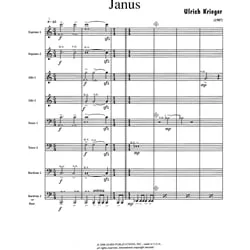 Janus – Saxophone Ensemble (SSAATTBB/Bs)