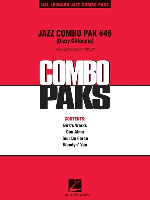 Jazz Combo Pak No 46 Dizzy Gillespie Gr 3 Score/Parts