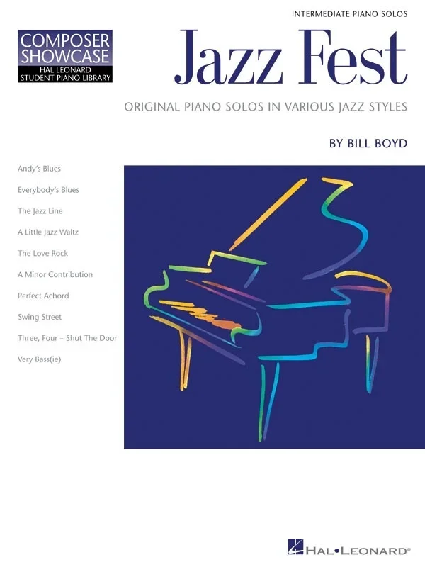 Jazz Festival Intermed Piano Solos (Softcover Book)