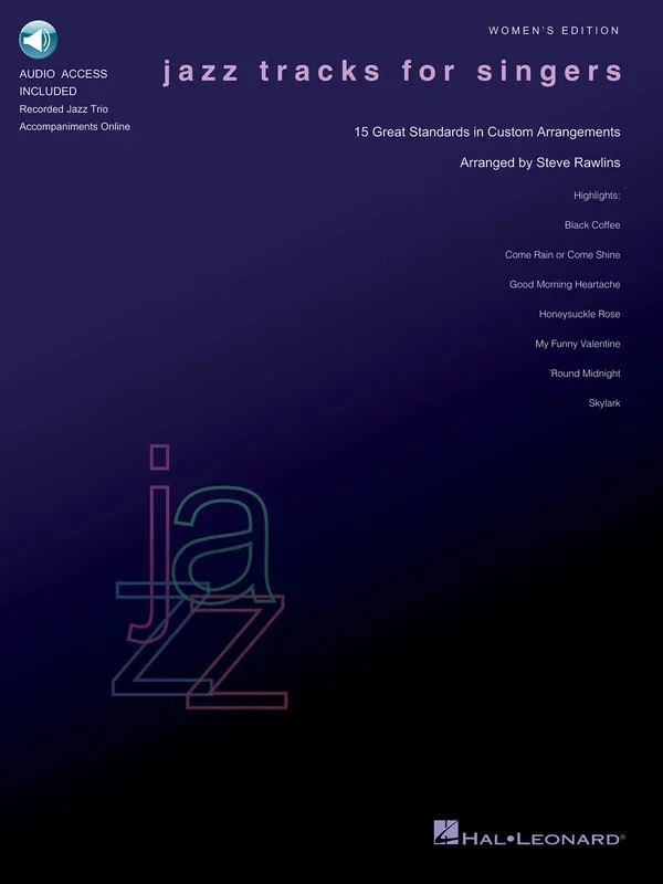 Jazz Tracks For Singers Book/CD Womens Ed (Softcover Book/CD)