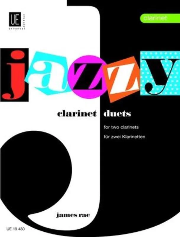 Jazzy Duets For 2 Clarinets (Softcover Book)