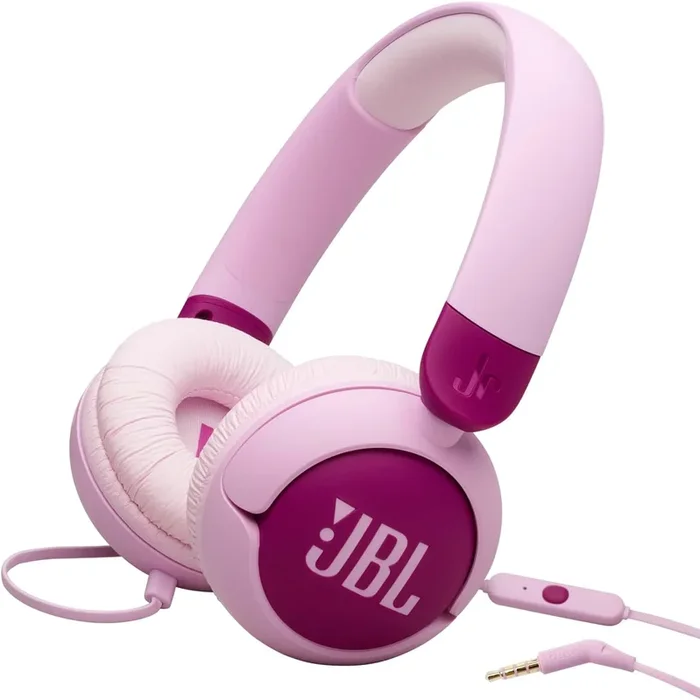 JBL Junior 320 Wired On-Ear Kids Headphones Safe Sound (Purple)