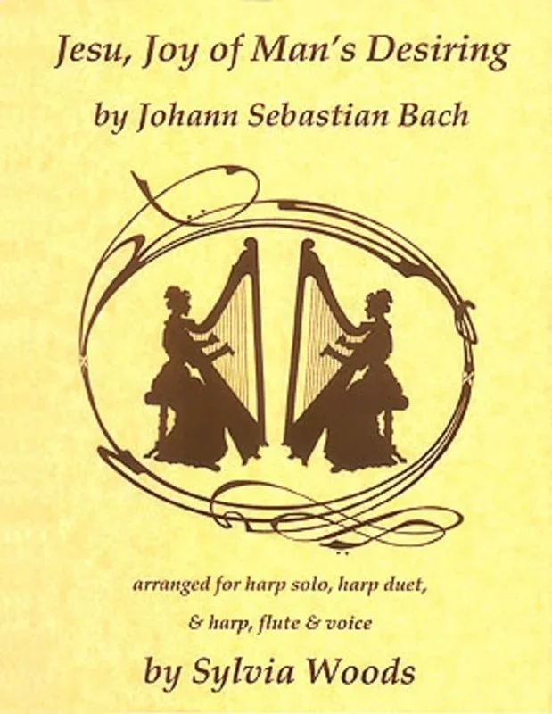 Jesu Joy Of Mans Desiring Harp/Flute/Voice (Softcover Book)