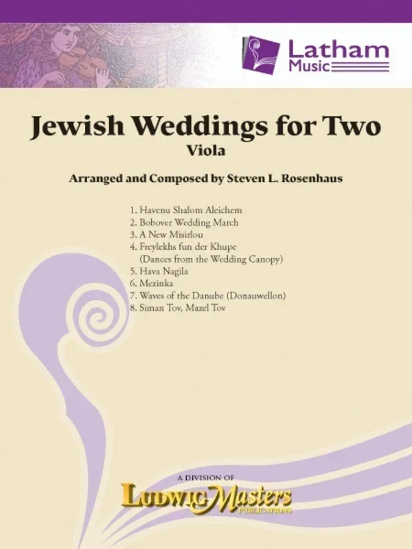 Jewish Weddings For Two Viola Part (Part) Book