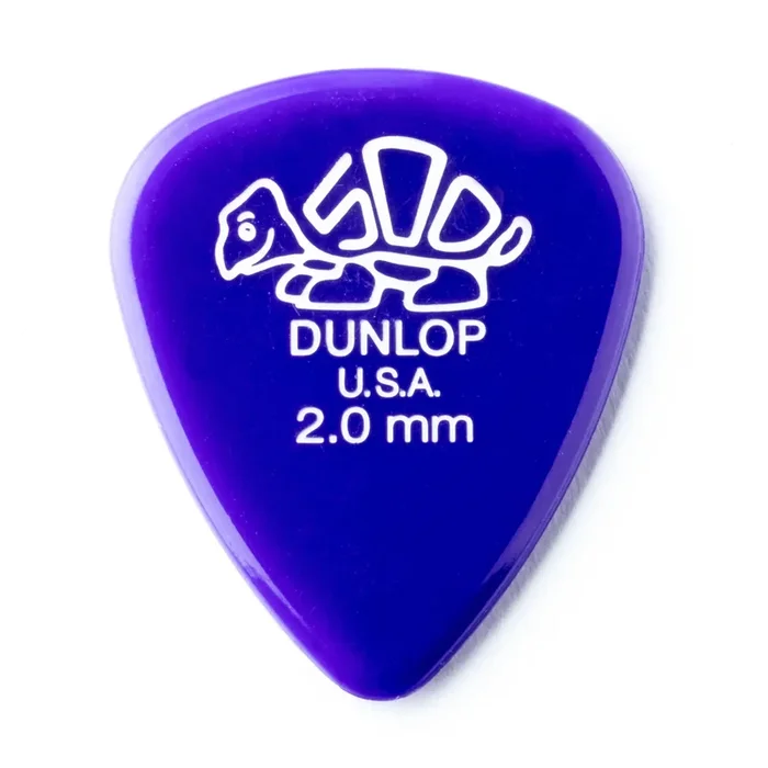 Jim Dunlop 2.00MM Delrin Standard Pick – 500 Series (Single)