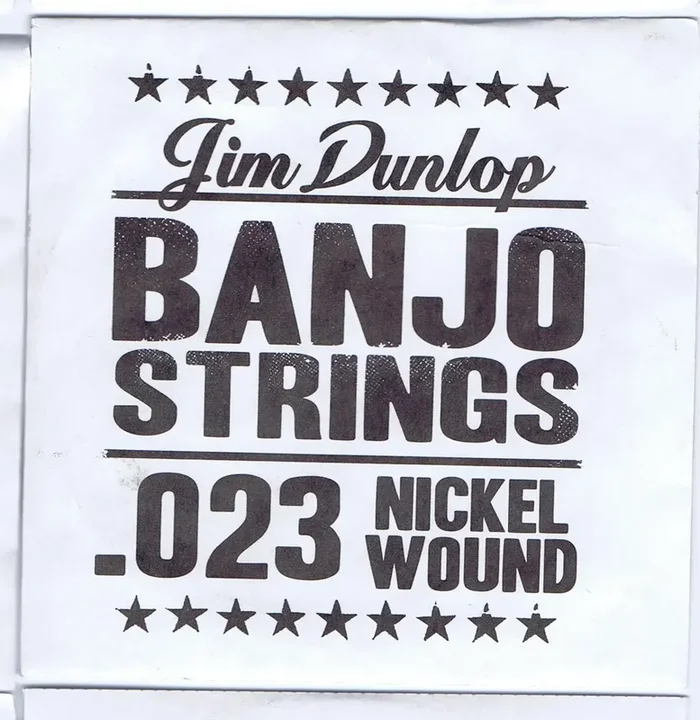 Jim Dunlop Dunlop .023 Gauge Nickel Wound Banjo String with Loop End
