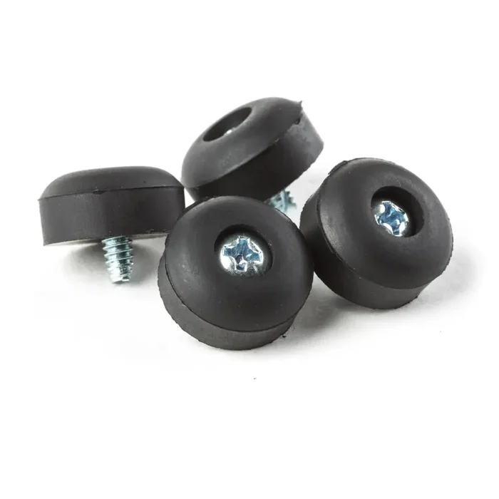 Jim Dunlop Rubber Feet Suit Crybaby Wah Pedal – Set of 4 with Screws