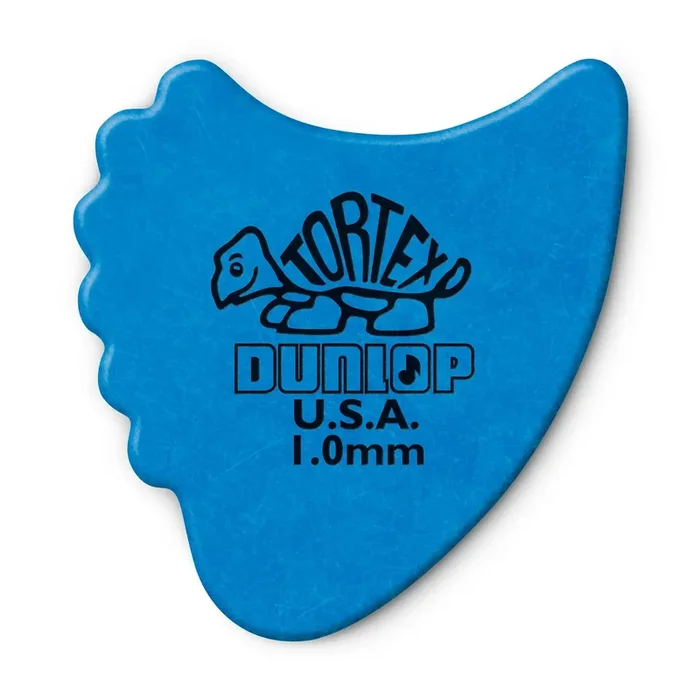 Jim Dunlop Tortex Shark Fins 1.00mm Guitar Pick (Single)