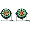 JMAZ Lighting Versa Flex Par QUAD19 Pair of Wash Pars Standard