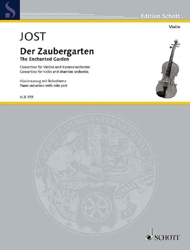 Jost – The Enchanted Garden Violin/Piano (Softcover Book)