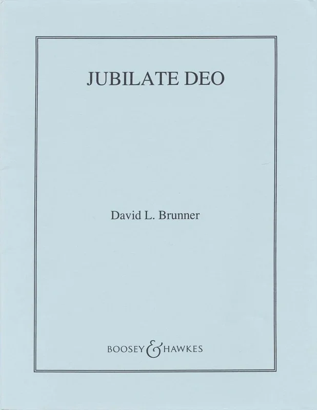 Jubilate Deo Brass Pts Book