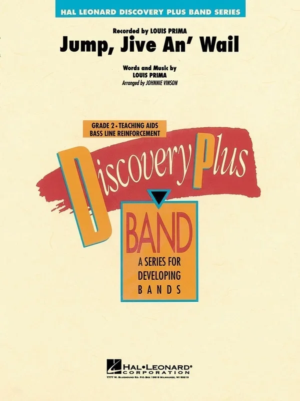 Jump Jive An Wail Discovery Plus Concert Band 2 (Music Score/Parts)