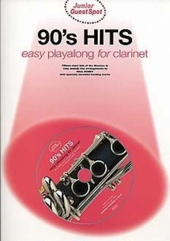 Junior Guest Spot 90s Hits Clarinet Softcover Book/CD