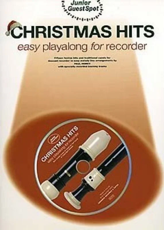 Junior Guest Spot Christmas Recorder Softcover Book/CD