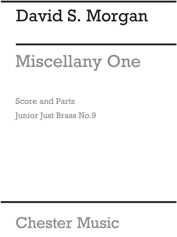 Junior Just Brass 09 Miscellany 1Score/Parts Book