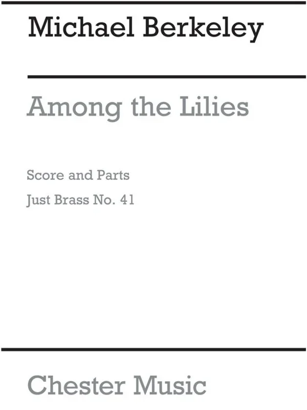 Just Brass 41 Among The Lillies Berkeley (Music Score/Parts) Book