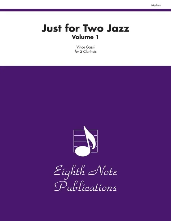 Just For 2 – Jazz – Volume 1 2 Clarinets