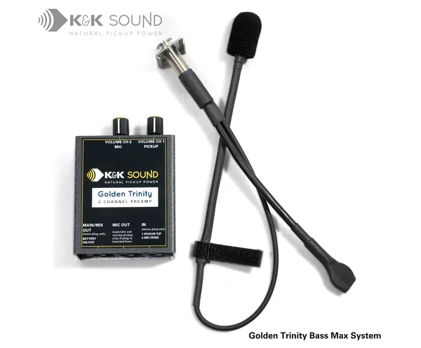 K&K Golden Trinity Bass Max – Double Bass Pickup System