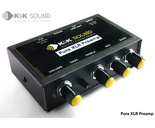 K&K Pure XLR Preamp w/ Balanced XLR + Phase Switch