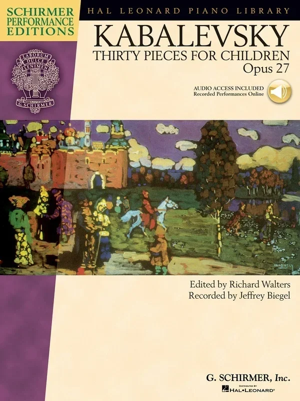 Kabalevsky – 30 Pieces For Children Op 27 Spe Book/Online Audio (Softcover Book/