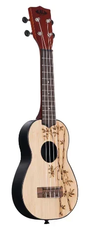 Kala Ukadelic Bamboo Top Soprano Ukulele