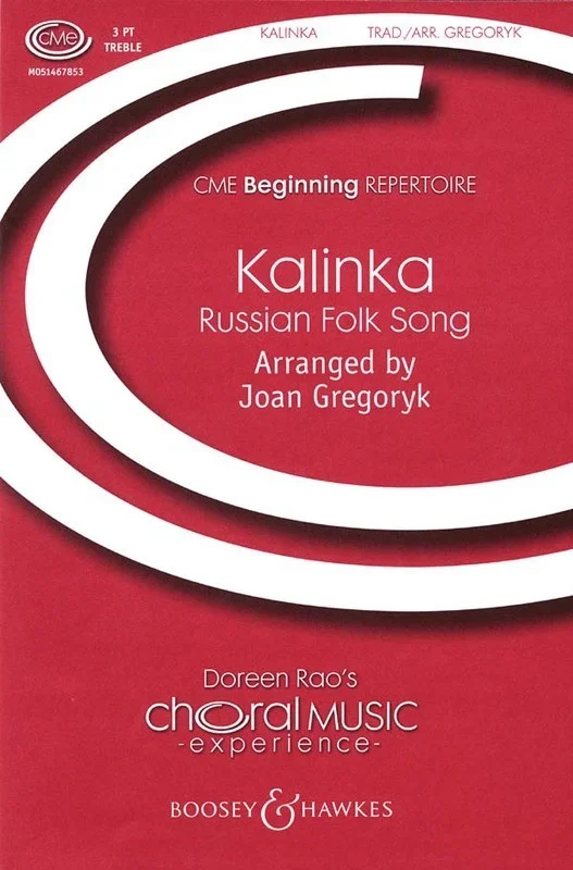 Kalinka SSA A Cappella Book