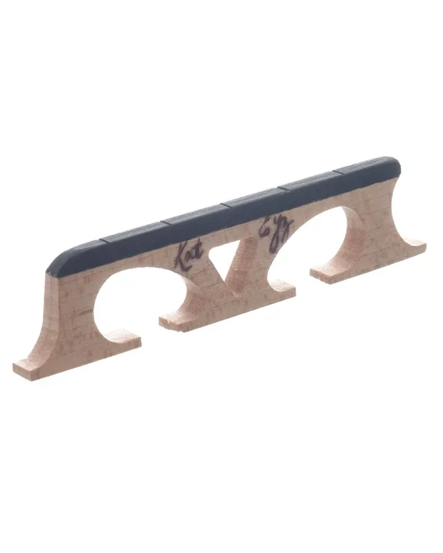 Kat Eyz Old Wood Banjo Bridge, Standard Spaced, 5/8″ High
