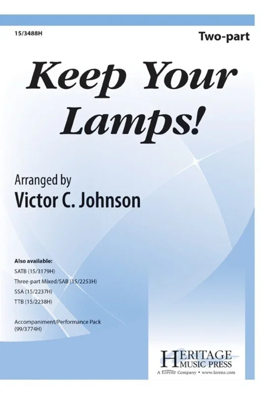 Keep Your Lamps! 2 Part (Octavo)