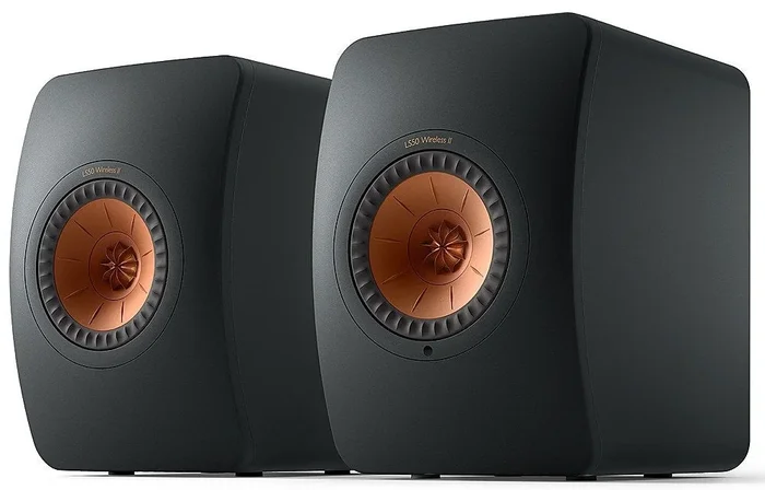 KEF LS50 Wireless II Powered Stereo Speakers With Wi-Fi, Bluetooth, and Apple AirPlay Pair (Open Box)