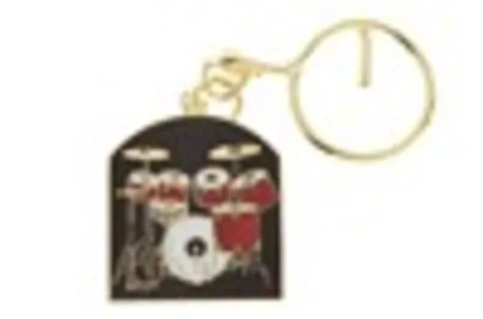 Keychain 7Pc Drum Set Red