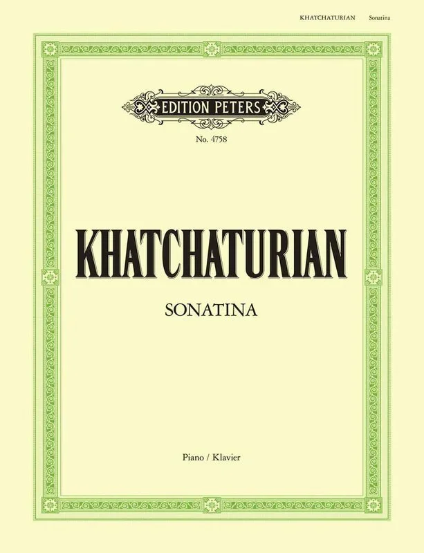 Khachaturian – Sonatina In C 1959 (Softcover Book)