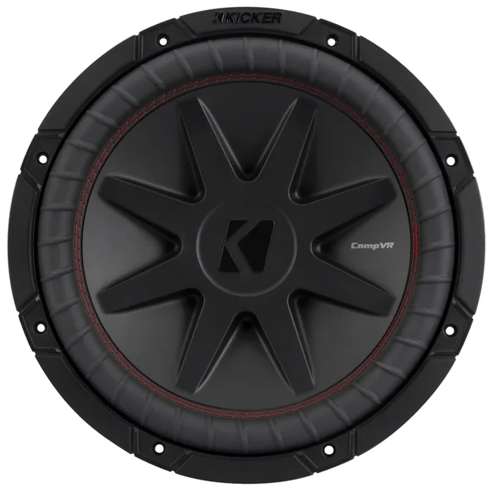 Kicker CompVR 52CVR122 CompVR 12″ Subwoofer with Dual 2-ohm Voice Coils