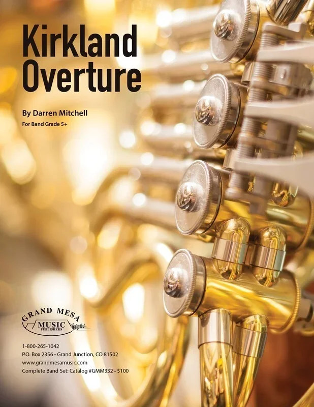 Kirkland Overture Concert Band 5.5 Score/Parts Book