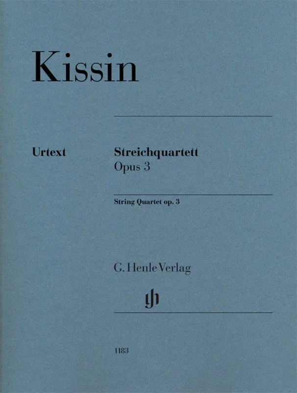 Kissin: String Quartet Op 3 – Set of Parts