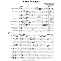 Kitten Scamper – Saxophone Ensemble