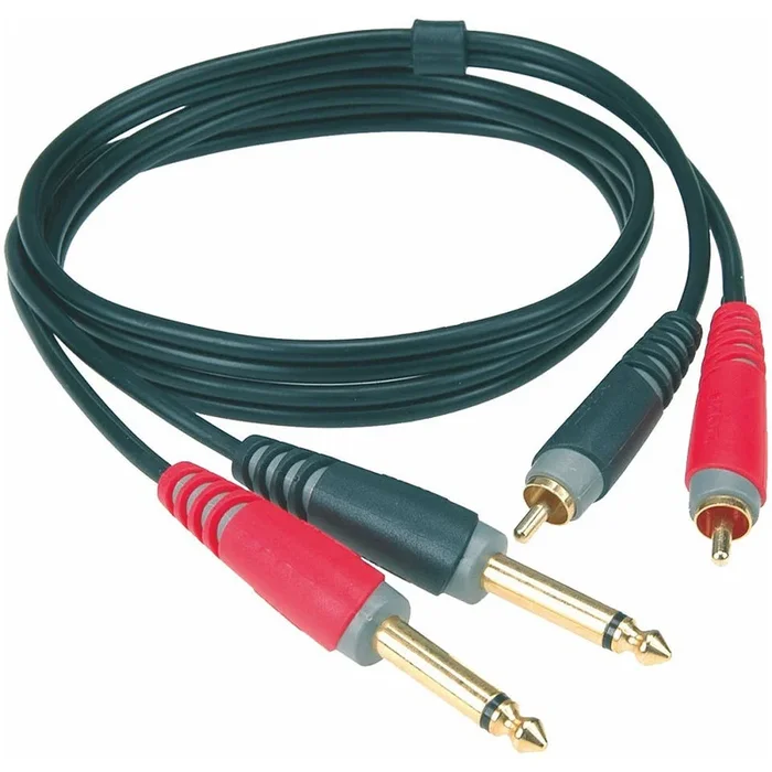 Klotz AT-CJ0300 RCA Phono to Dual Jack Cable