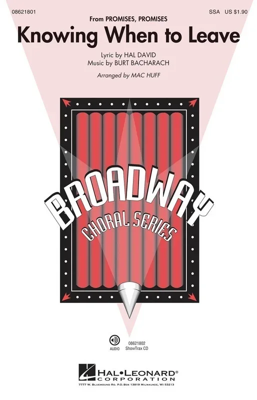 Knowing When To Leave ShowTrax CD (CD Only)