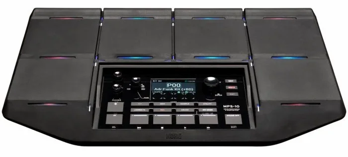 KORG MPS-10 Drum Percussion Sampler Pad with 10 Pads and 4-Track Looper