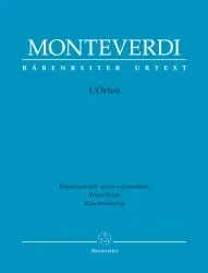 L’Orfeo – Vocal Score (Italian)