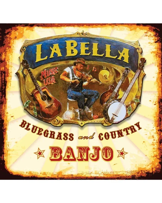 La Bella 720L Loop End Light Gauge 4-String Tenor Banjo Strings