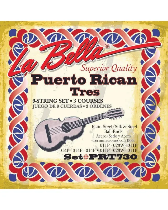 La Bella PRT730 Puerto Rican Tres Strings