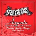 LaBella S Argento Extra-Fine Silver-Plated Concert Guitar Strings Medium-Hard Tension