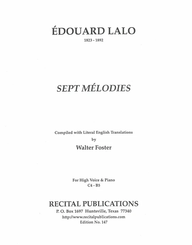 Lalo: 7 Melodies