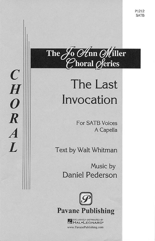 Last Invocation SATB A Cappella (Octavo)