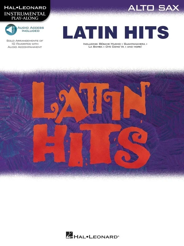 Latin Hits Alto Sax Book/Online Audio (Softcover Book/Online Audio)